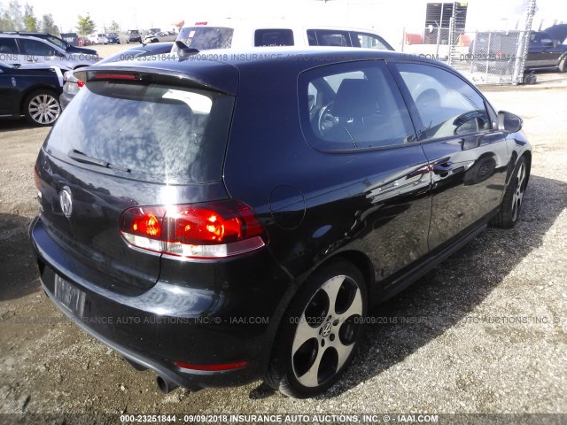 WVWEV7AJ1DW090057 - 2013 VOLKSWAGEN GTI BLACK photo 4