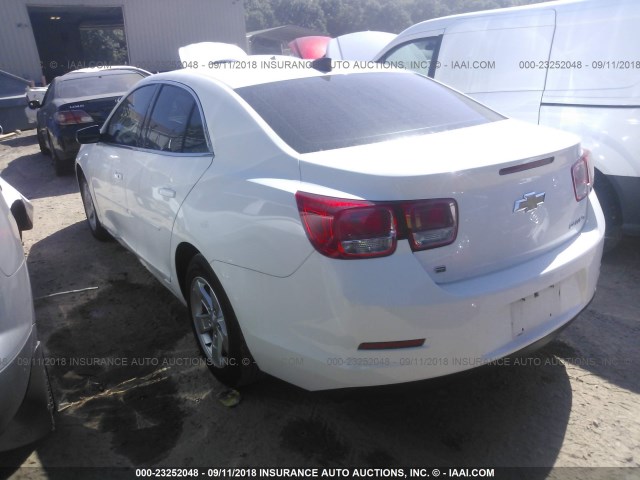 1G11A5SL8FF113361 - 2015 CHEVROLET MALIBU LS 白色 照片 3