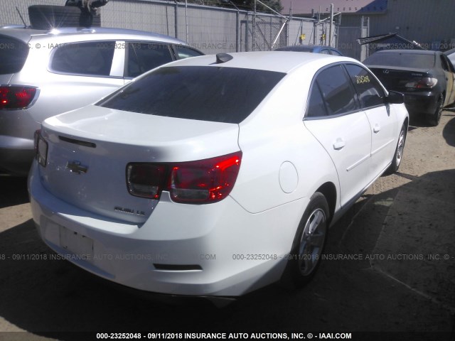 1G11A5SL8FF113361 - 2015 CHEVROLET MALIBU LS WHITE photo 4