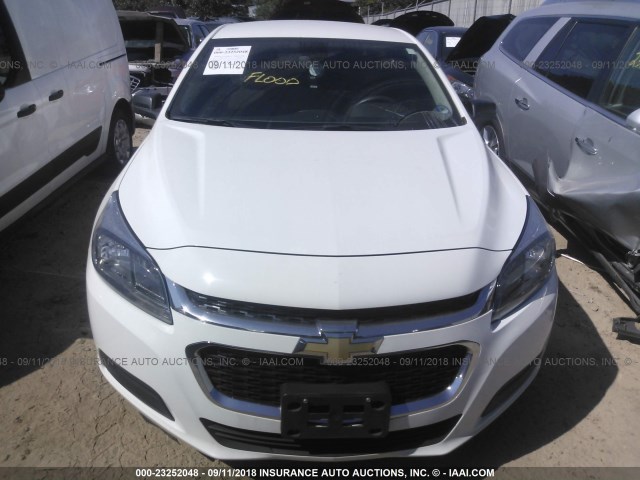 1G11A5SL8FF113361 - 2015 CHEVROLET MALIBU LS WHITE photo 6