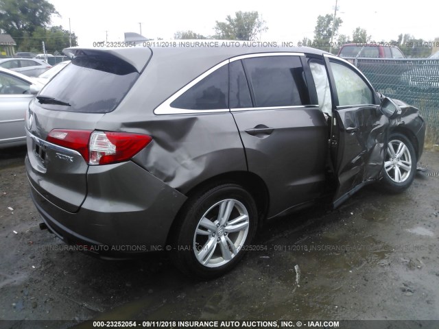 5J8TB3H55DL001353 - 2013 ACURA RDX TECHNOLOGY GOLD photo 4