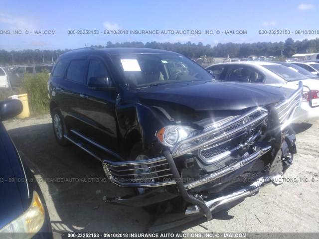 1C4RDHDG2DC700236 - 2013 DODGE DURANGO CREW BLACK photo 1