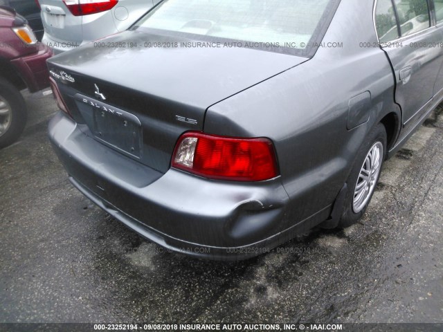 4A3AA46G92E146560 - 2002 MITSUBISHI GALANT ES/LS GRAY photo 6