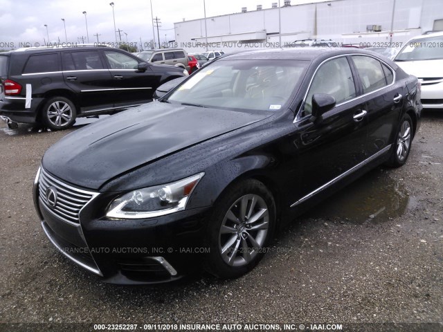 JTHBL5EF2E5127934 - 2014 LEXUS LS 460 BLACK photo 2