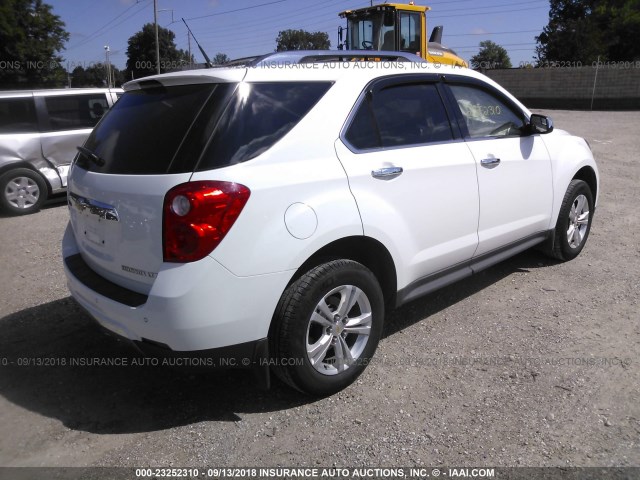 2GNFLGEK7C6283391 - 2012 CHEVROLET EQUINOX LTZ WHITE photo 4