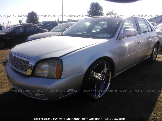 1G6KF57963U264378 - 2003 CADILLAC DEVILLE DTS SILVER photo 2