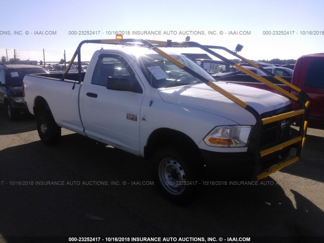 3C6LD5AL5CG155125 - 2012 DODGE RAM 2500 ST WHITE photo 1