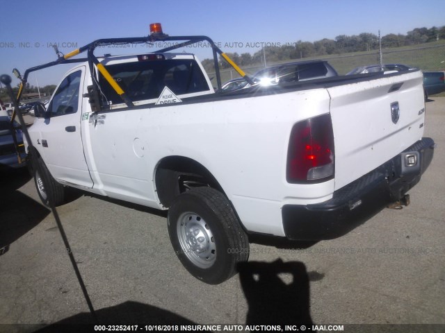 3C6LD5AL5CG155125 - 2012 DODGE RAM 2500 ST WHITE photo 3