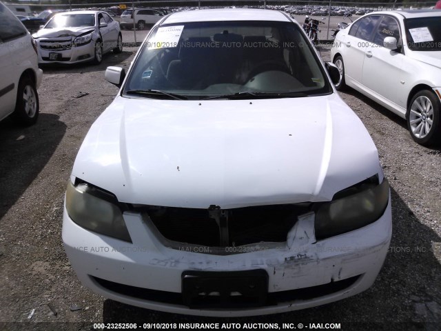 JM1BJ225630201142 - 2003 MAZDA PROTEGE DX/LX/ES WHITE photo 6