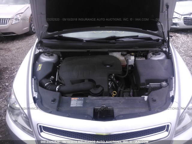 1G1ZB5E08CF357234 - 2012 CHEVROLET MALIBU LS 银色 照片 10