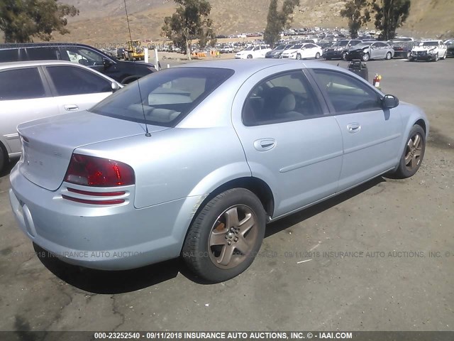 1B3EL46X82N178724 - 2002 DODGE STRATUS SE PLUS Light Blue photo 4