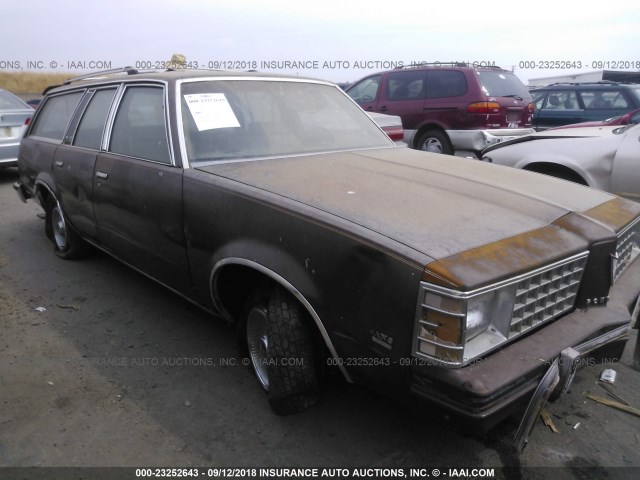 2D35H9P574498 - 1979 PONTIAC STATION WAGON  BROWN photo 1