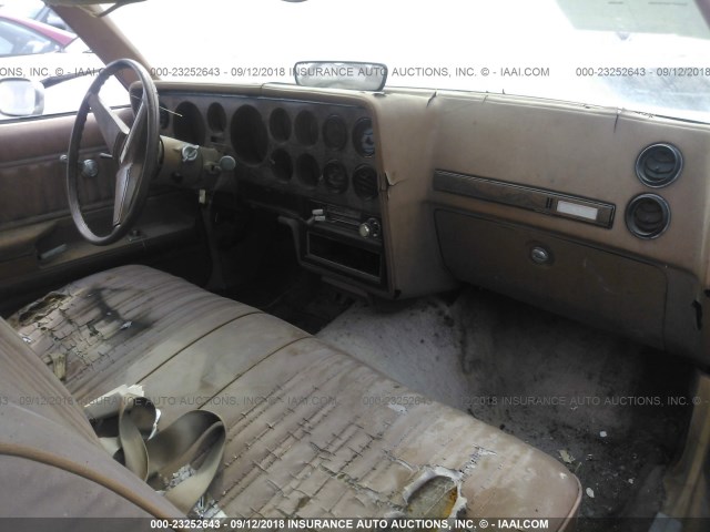 2D35H9P574498 - 1979 PONTIAC STATION WAGON  BROWN photo 5