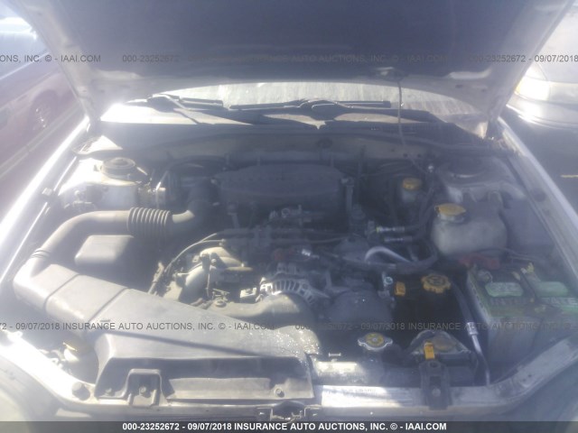 4S3BH675947621708 - 2004 SUBARU LEGACY OUTBACK AWP 银色 照片 10
