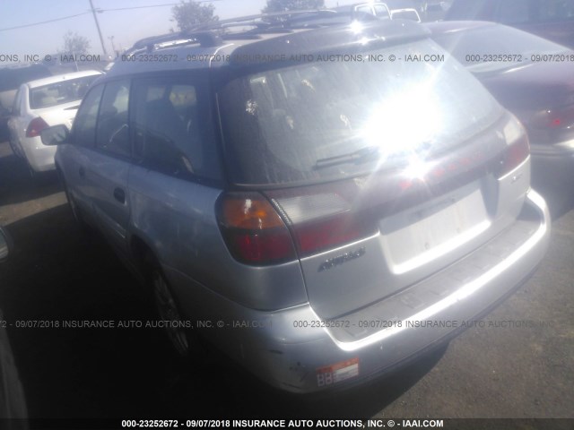 4S3BH675947621708 - 2004 SUBARU LEGACY OUTBACK AWP 银色 照片 3