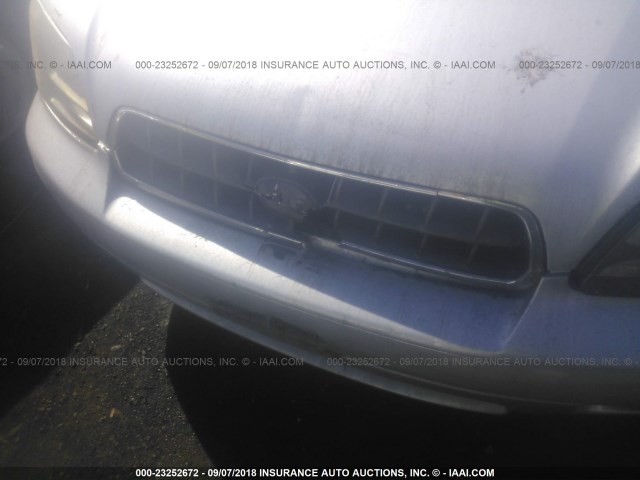 4S3BH675947621708 - 2004 SUBARU LEGACY OUTBACK AWP 银色 照片 6