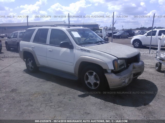 1GNDS13S552139462 - 2005 CHEVROLET TRAILBLAZER LS/LT WHITE photo 1