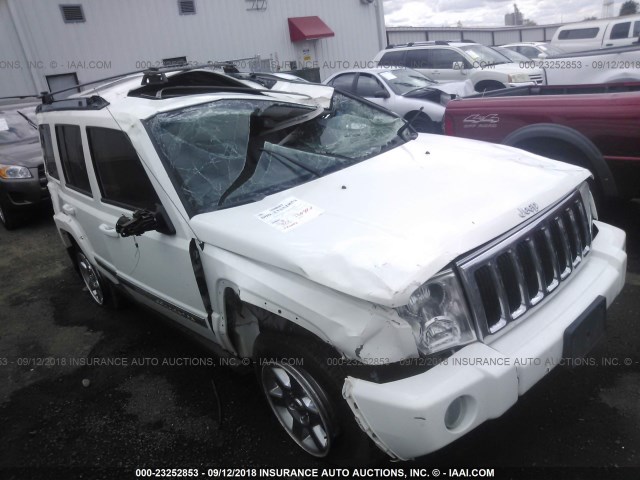 1J8HG58278C182834 - 2008 JEEP COMMANDER LIMITED WHITE photo 1