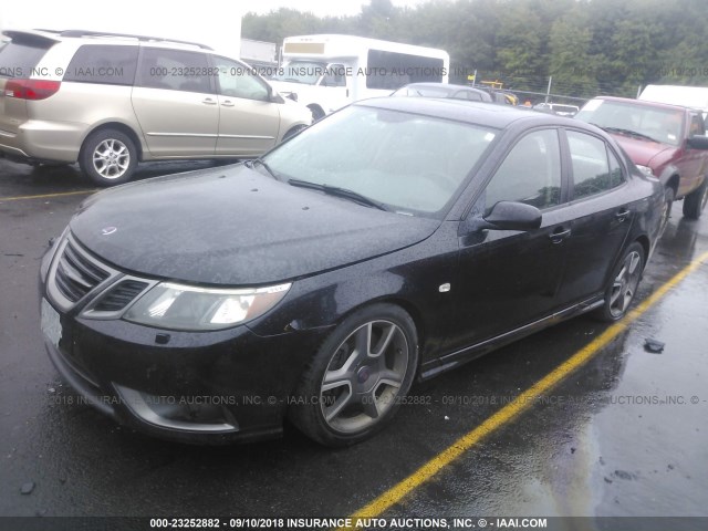 YS3FM47R281138843 - 2008 SAAB 9-3 TURBOX BLACK photo 2