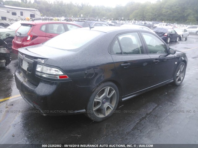 YS3FM47R281138843 - 2008 SAAB 9-3 TURBOX BLACK photo 4