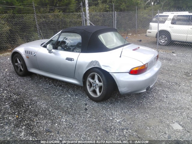 4USCJ3322VLC01023 - 1997 BMW Z3 2.8 SILVER photo 3