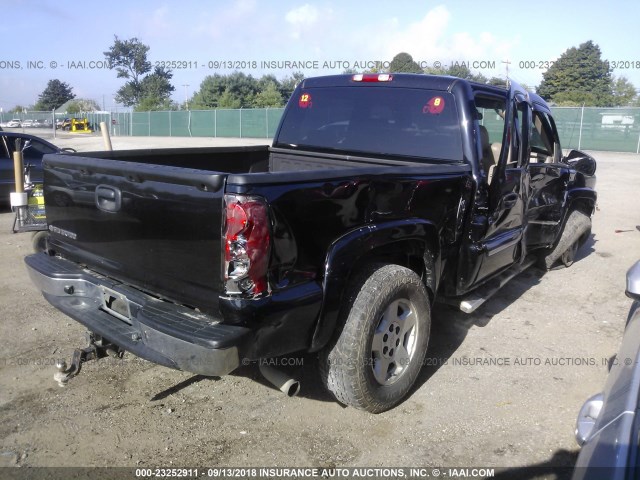 2GCEK13Z371148707 - 2007 CHEVROLET SILVERADO K1500 CLASSIC CREW CAB BLACK photo 4