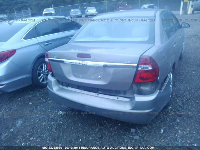 1G1ZS58F67F194766 - 2007 CHEVROLET MALIBU LS 棕色 照片 6