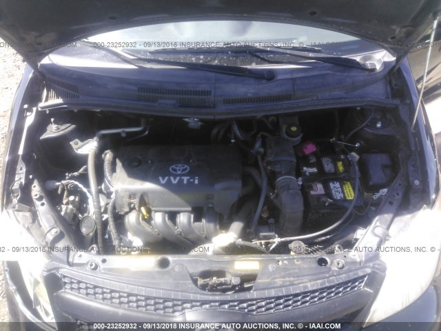 JTKKT624265010603 - 2006 TOYOTA SCION XA BLACK photo 10