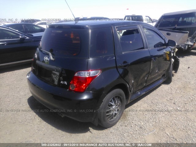 JTKKT624265010603 - 2006 TOYOTA SCION XA BLACK photo 4