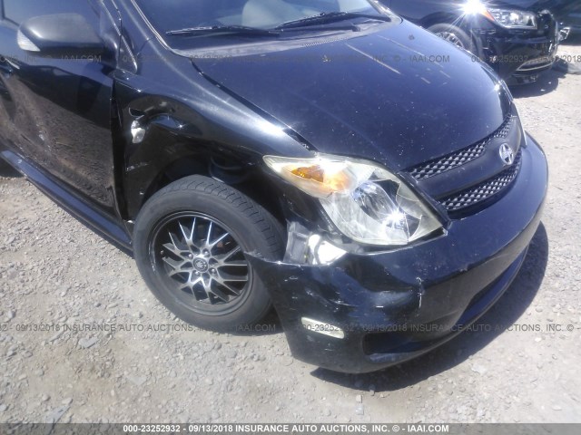 JTKKT624265010603 - 2006 TOYOTA SCION XA BLACK photo 6