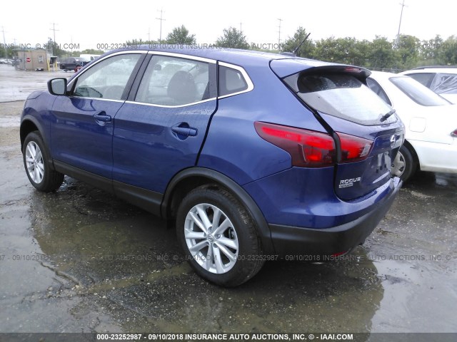 JN1BJ1CP7JW163900 - 2018 NISSAN ROGUE SPORT S/SV/SL BLUE photo 3