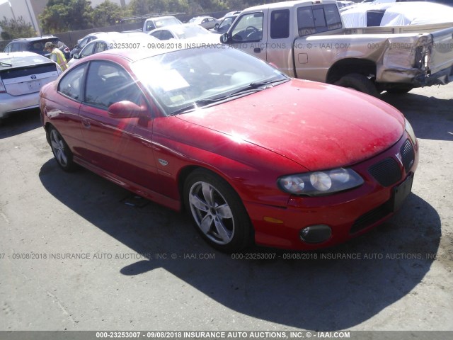 6G2VX12GX4L224650 - 2004 PONTIAC GTO RED photo 1