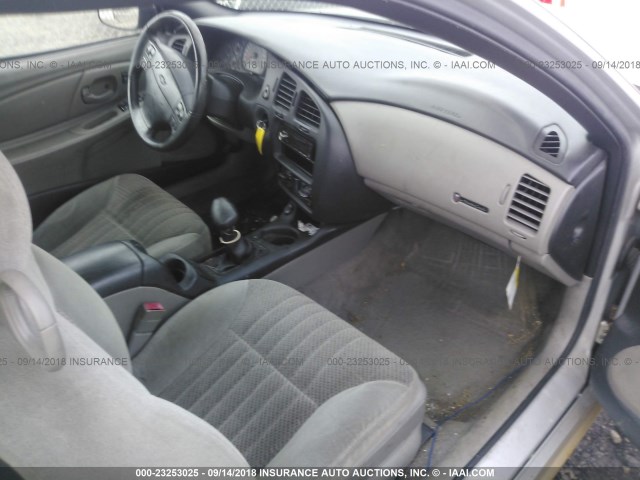 2G1WX12K349313574 - 2004 CHEVROLET MONTE CARLO SS ვერცხლისფერი ფოტო 5