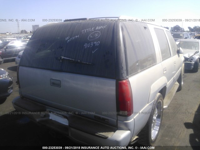 1GKEK13R4XR910390 - 1999 GMC DENALI SILVER photo 4