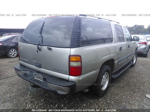 3GNEC16Z13G162798 - 2003 CHEVROLET SUBURBAN C1500 BEIGE photo 4