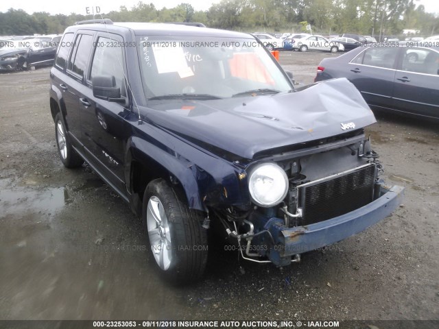 1C4NJRFB3ED884371 - 2014 JEEP PATRIOT LATITUDE BLUE photo 1