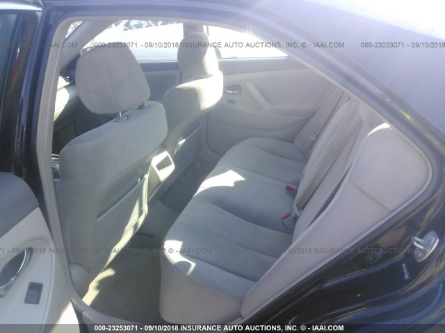 4T1BE46K47U708244 - 2007 TOYOTA CAMRY NEW GENERAT CE/LE/XLE/SE BLACK photo 8