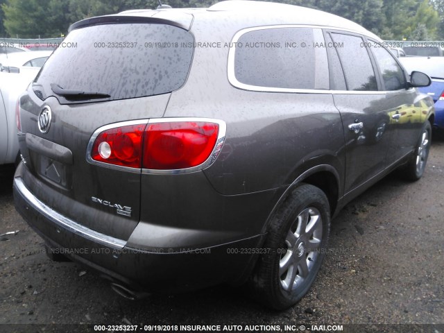 5GAEV23D99J142373 - 2009 BUICK ENCLAVE CXL BROWN photo 4