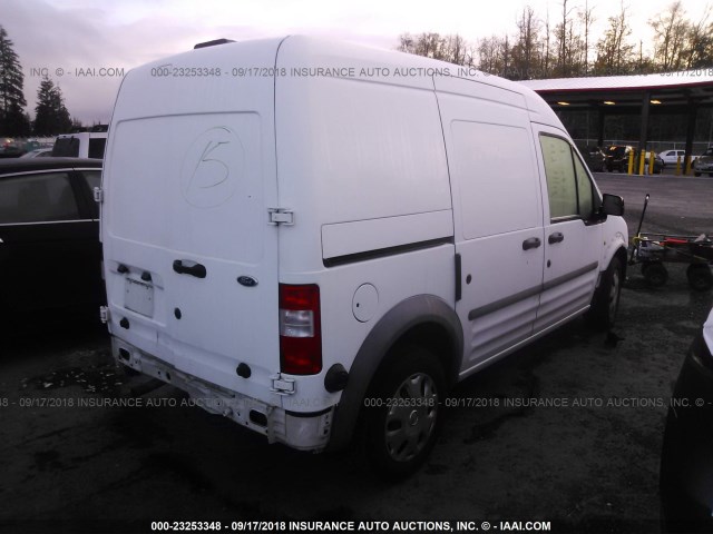 NM0LS7AN9BT059959 - 2011 FORD TRANSIT CONNECT XL WHITE photo 4