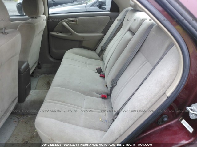 4T1BG22K5XU482431 - 1999 TOYOTA CAMRY CE/LE/XLE 勃艮第红 照片 8