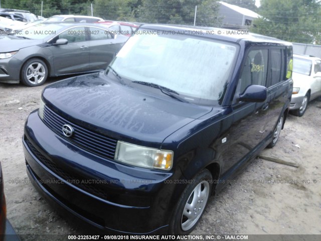 JTLKT334450186122 - 2005 TOYOTA SCION XB Dunkelblau Foto 2