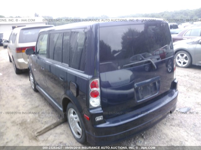 JTLKT334450186122 - 2005 TOYOTA SCION XB Dunkelblau Foto 3