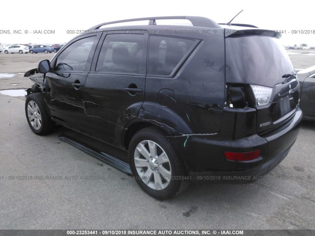 JA4AS2AWXBU018377 - 2011 MITSUBISHI OUTLANDER ES Qara foto 3
