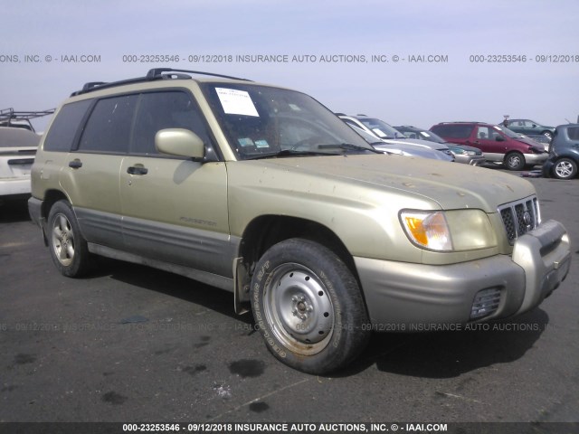 JF1SF65571H732911 - 2001 SUBARU FORESTER S GOLD photo 1