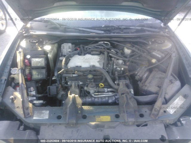 2G1WW12E4Y9266039 - 2000 CHEVROLET MONTE CARLO LS 绿色 照片 10