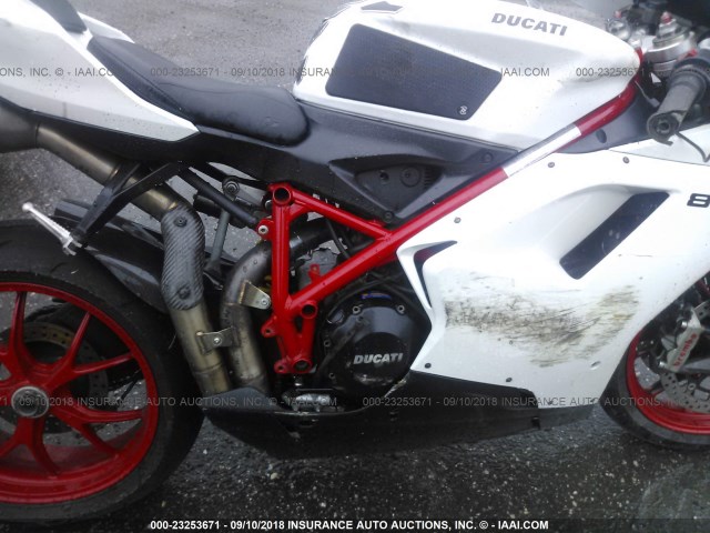 ZDM1XBMV5CB021280 - 2012 DUCATI SUPERBIKE 848/848 EVO CORSE SE WHITE photo 8