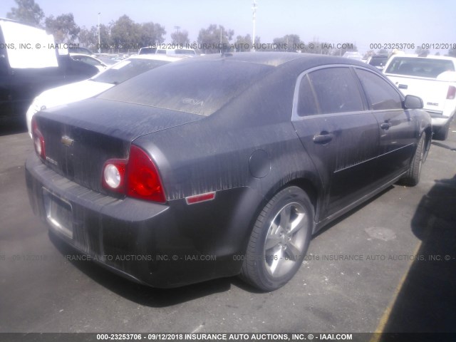 1G1ZC5E13BF184565 - 2011 CHEVROLET MALIBU 1LT ნაცრისფერი ფოტო 4