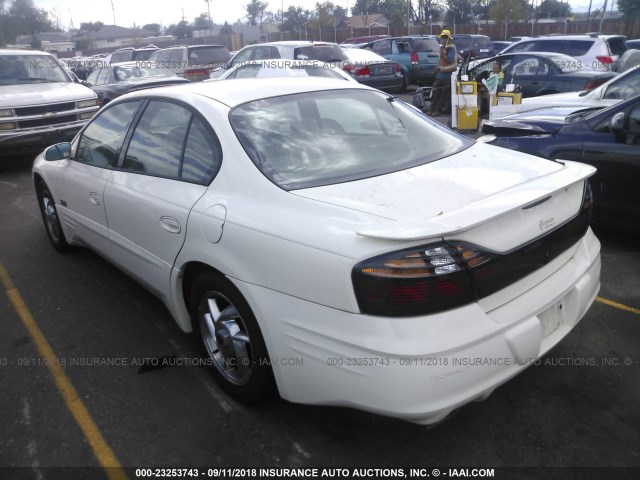 1G2HZ541514238241 - 2001 PONTIAC BONNEVILLE SSEI WHITE photo 3