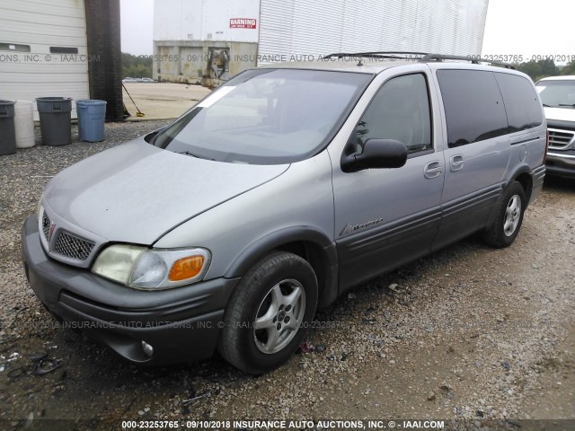 1GMDX13E41D194421 - 2001 PONTIAC MONTANA LUXURY GRAY photo 2