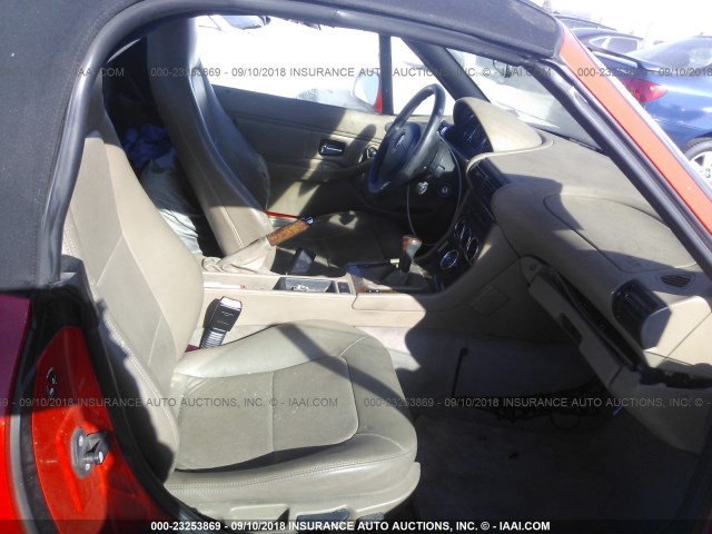 4USCH9344YLF87951 - 2000 BMW Z3 2.3 RED photo 5